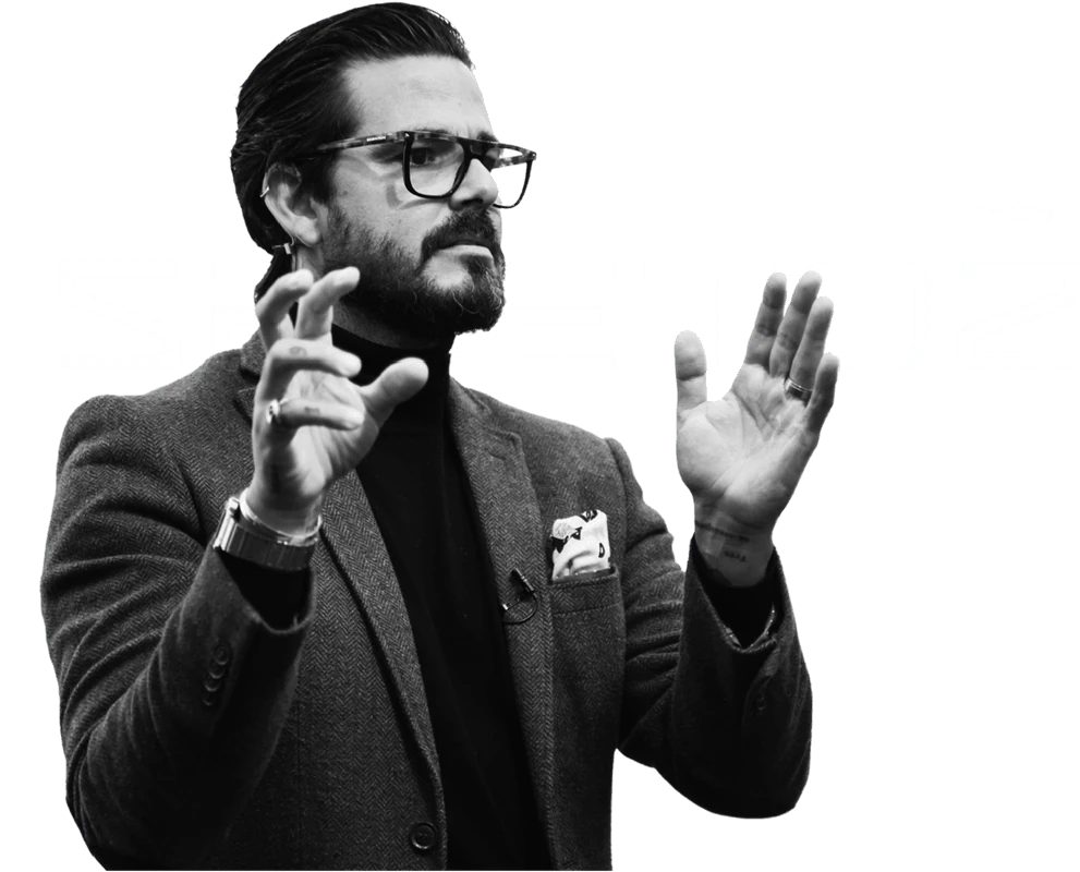 Sérgio Garb em foto da apresentação original do SELETOZ